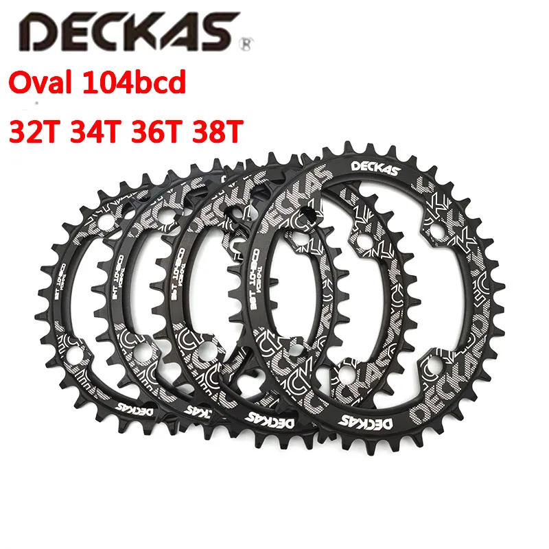 Deckas Oval ChainringMTB Chain Bike Mountain Bike Ring BCD 104mm 32/34/36/38 T Ultralight Pedal Plate Bracket Parts 104bcd
Deckas Oval ChainringMTB Chain Bike Mountain Bike Ring BCD 104mm 32/34/36/38 T Ultralight Pedal Plate Bracket Parts 104bcd