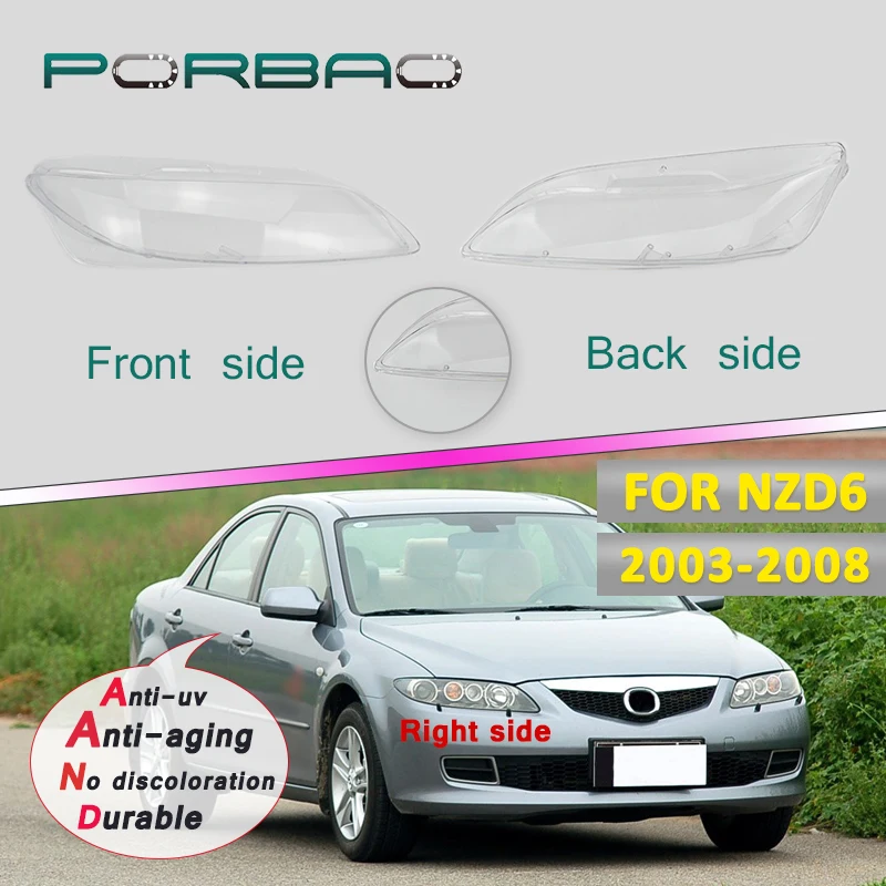 Car Headlight Lens Cover 4Doors for Mazda 6 Transparent Headlamp Lampshade Replacement Right&Left 2003 2004 2005 2006 2007 2008
Car Headlight Lens Cover 4Doors for Mazda 6 Transparent Headlamp Lampshade Replacement Right&Left 2003 2004 2005 2006 2007 2008