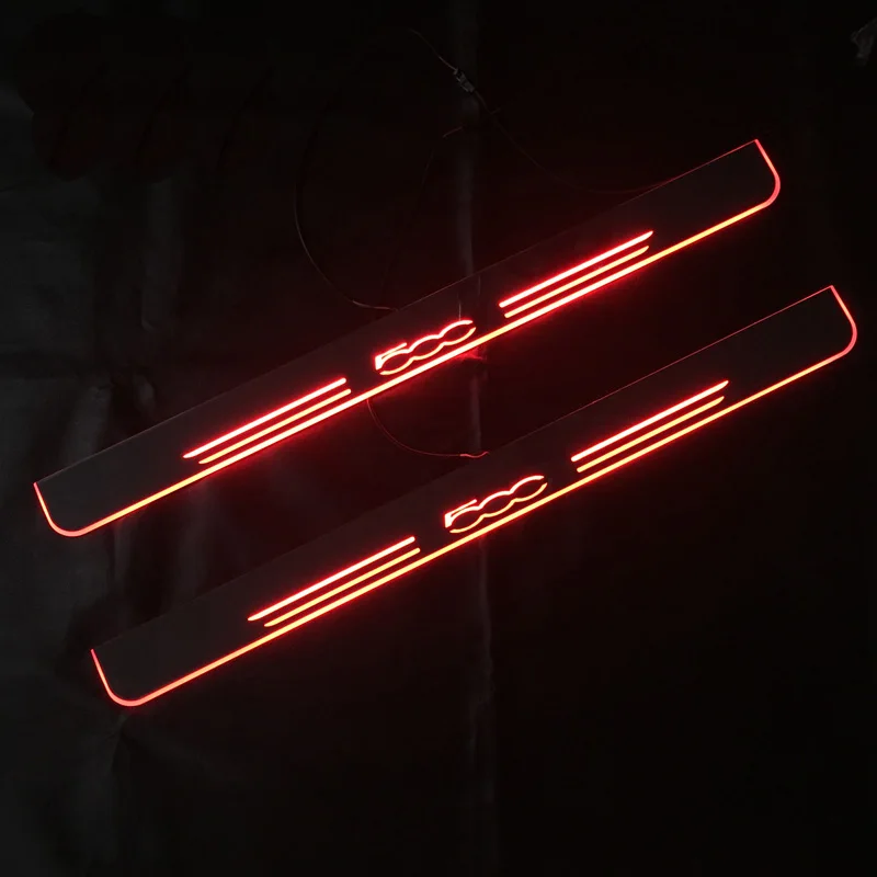 DNO Trim Pedal LED Car Light Door Sill Scuff Plate Pathway Dynamic Streamer Welcome Lamp For Fiat 500 2010 - 2018
DNO Trim Pedal LED Car Light Door Sill Scuff Plate Pathway Dynamic Streamer Welcome Lamp For Fiat 500 2010 - 2018