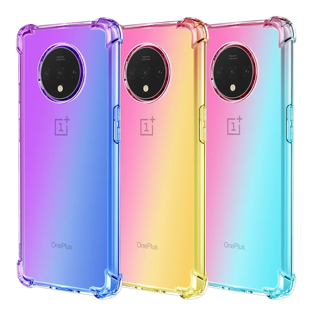 Чехол для oneplus 7 t мягкий силиконовый чехол из ТПУ задняя крышка One plus 7t Pro