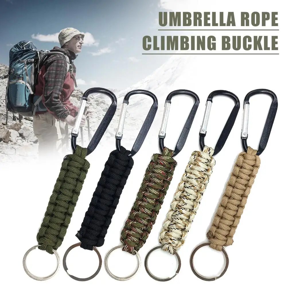 Пряжка-цепочка для зонта, цепочка для ключей с переплетением семь сердечников, карабин для скалолазания, случайный цвет 
Пряжка-цепочка для зонта, цепочка для ключей с переплетением семь сердечников, карабин для скалолазания, случайный цвет