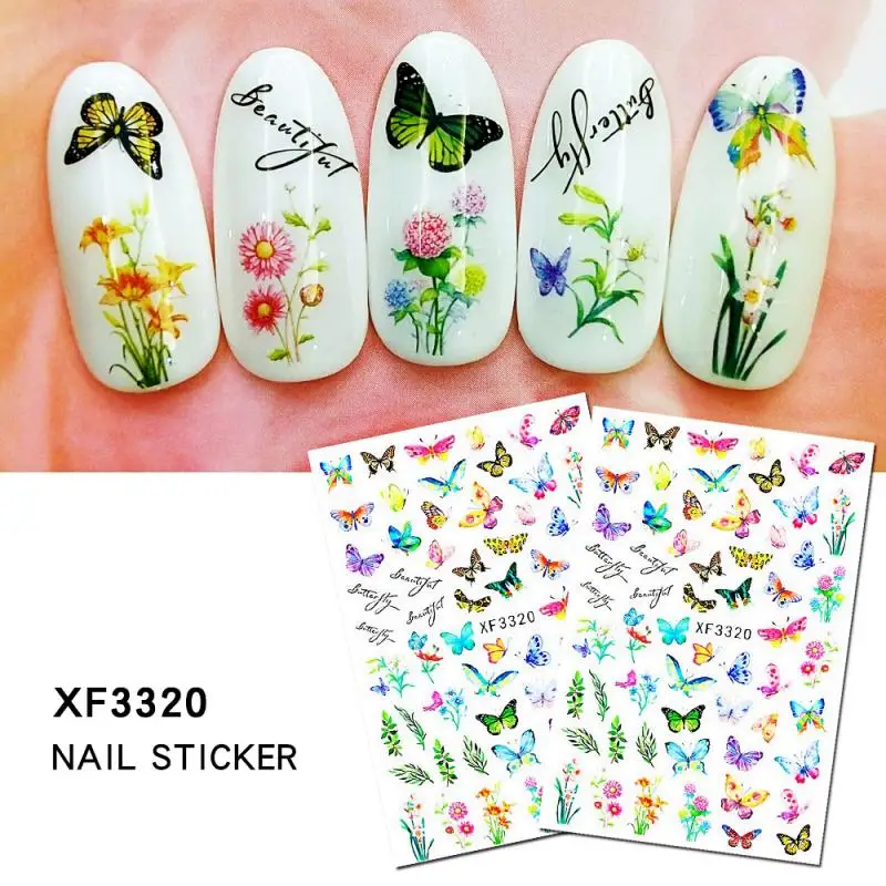 3D Butterfly Nail Art Stickers Adhesive Sliders Animal Plant Flowers Nail Transfer Decals Foils Wraps Decorations DIY Nail patch
3D Butterfly Nail Art Stickers Adhesive Sliders Animal Plant Flowers Nail Transfer Decals Foils Wraps Decorations DIY Nail patch