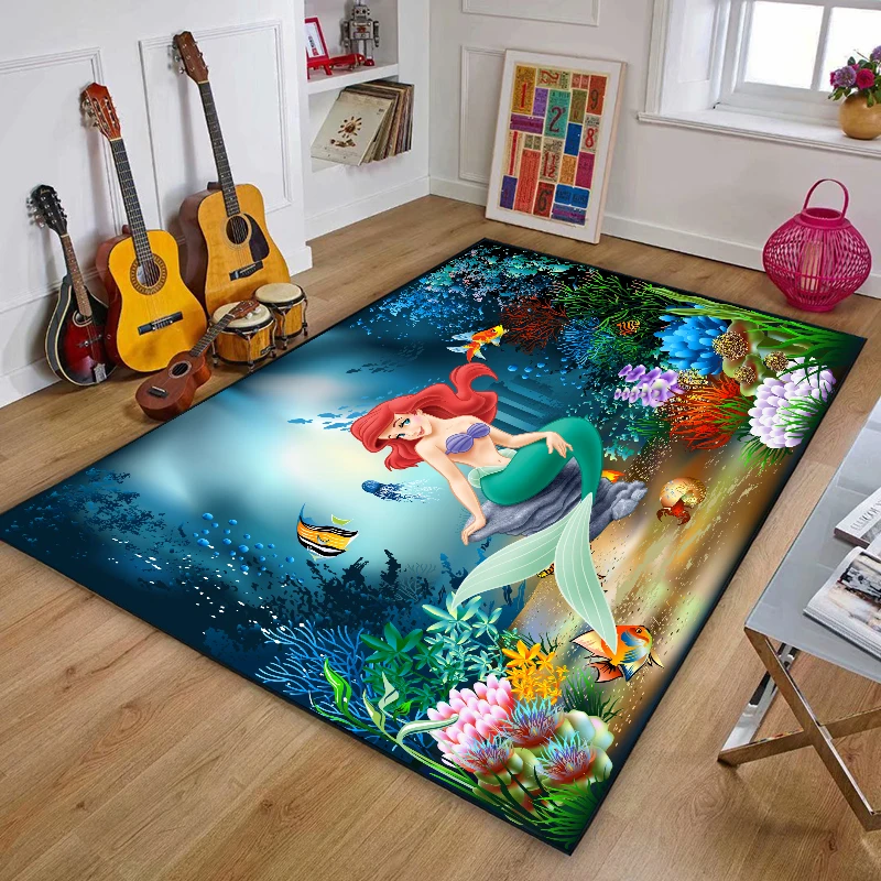 Disney Little Mermaid Ariel Home Decor Baby PlayMat Door Mat Non-slip Carpets for Living Room Soft Bedroom Carpets Child Gift
Disney Little Mermaid Ariel Home Decor Baby PlayMat Door Mat Non-slip Carpets for Living Room Soft Bedroom Carpets Child Gift