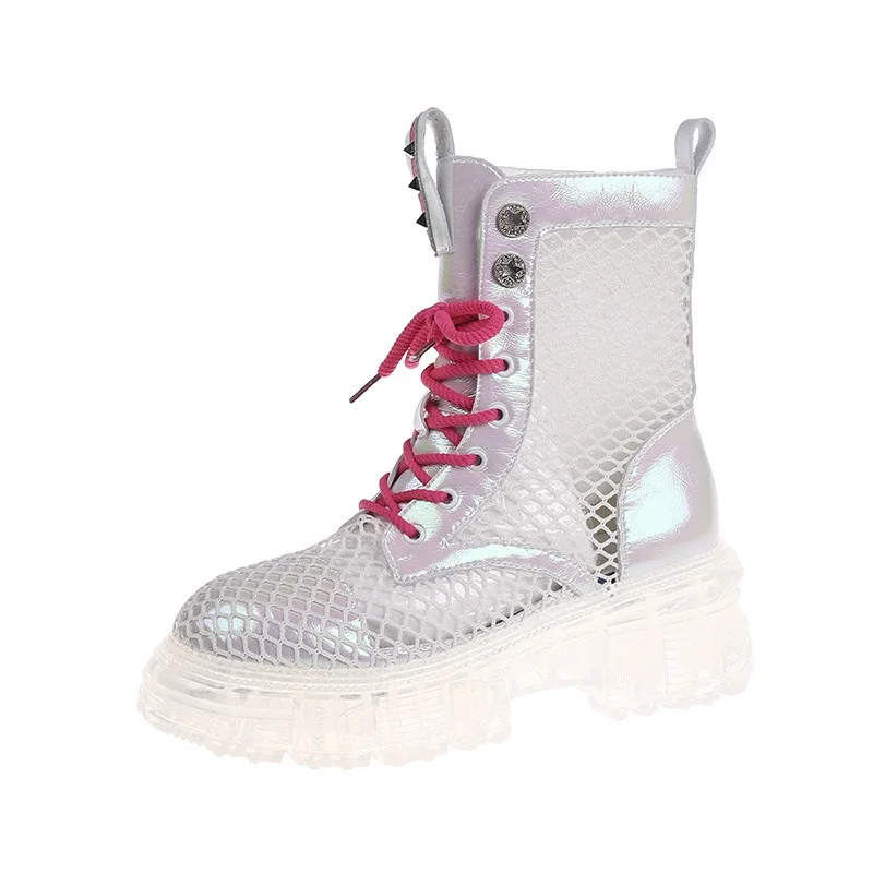 Summer Candy Color Sandals Boots 2021 Women Hollow Outs Boots Increasing Height Shoes Mesh Sandals Breathable High Heels
Summer Candy Color Sandals Boots 2021 Women Hollow Outs Boots Increasing Height Shoes Mesh Sandals Breathable High Heels