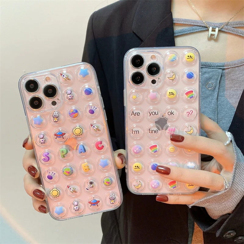 Reliver Stress Game Cartoon Bubble Phone Cases For iphone 13 12 11 Pro XS Max XR 7 8 Plus X Soft Lucency Colorful Back Cover
Reliver Stress Game Cartoon Bubble Phone Cases For iphone 13 12 11 Pro XS Max XR 7 8 Plus X Soft Lucency Colorful Back Cover