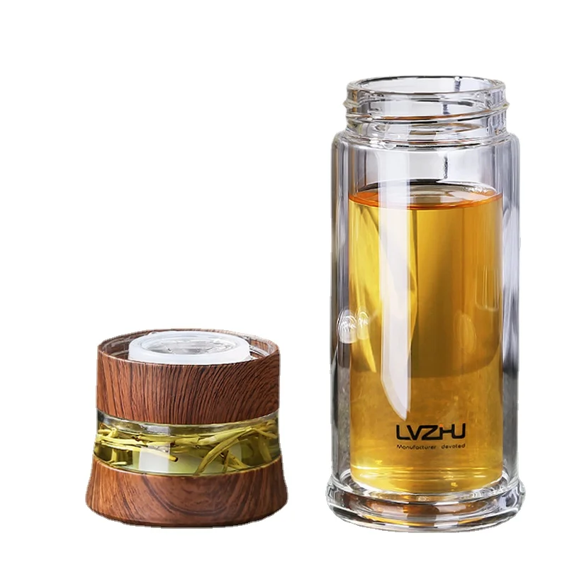 Double Wall Borosilica Glass Portable Tea Infuser Water Bottle With Lid Filter Automobile Car Cup Creative Gift Tumbler BS50SP
Double Wall Borosilica Glass Portable Tea Infuser Water Bottle With Lid Filter Automobile Car Cup Creative Gift Tumbler BS50SP