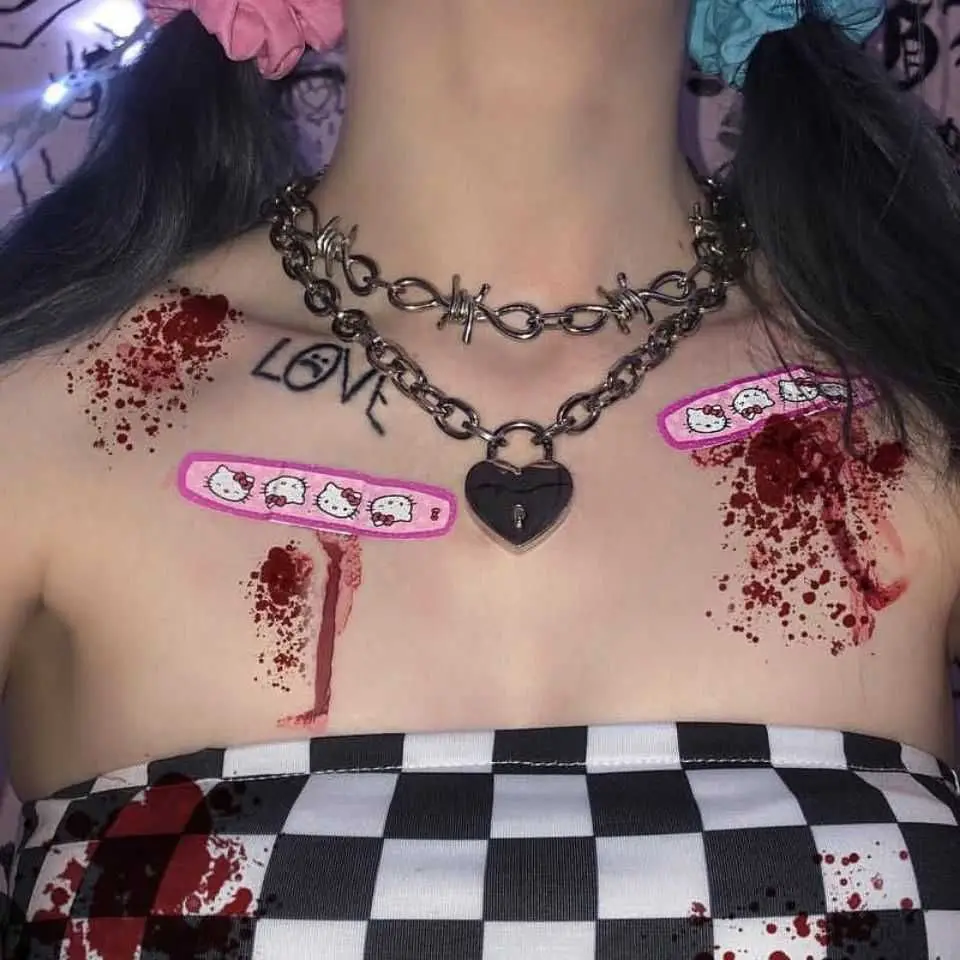 Dark Vintage Necklace Aesthetic Earth Cool Rock Hip Hop Necklace Thick Jewelry Clavicle Y2K Chain Punk for Egirl Harajuku Gothic
Dark Vintage Necklace Aesthetic Earth Cool Rock Hip Hop Necklace Thick Jewelry Clavicle Y2K Chain Punk for Egirl Harajuku Gothic