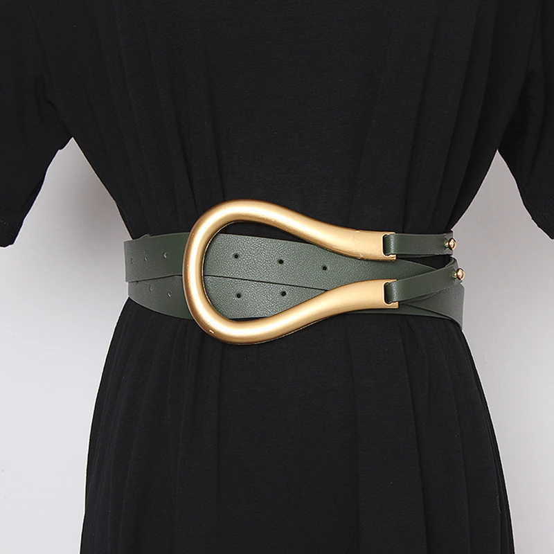 SHENGPALAE Casual PU Leather Women's Belts Hit Color Novelty Double Long Belt For Female 2021 Fashion Accessories Tide 5D173
SHENGPALAE Casual PU Leather Women's Belts Hit Color Novelty Double Long Belt For Female 2021 Fashion Accessories Tide 5D173