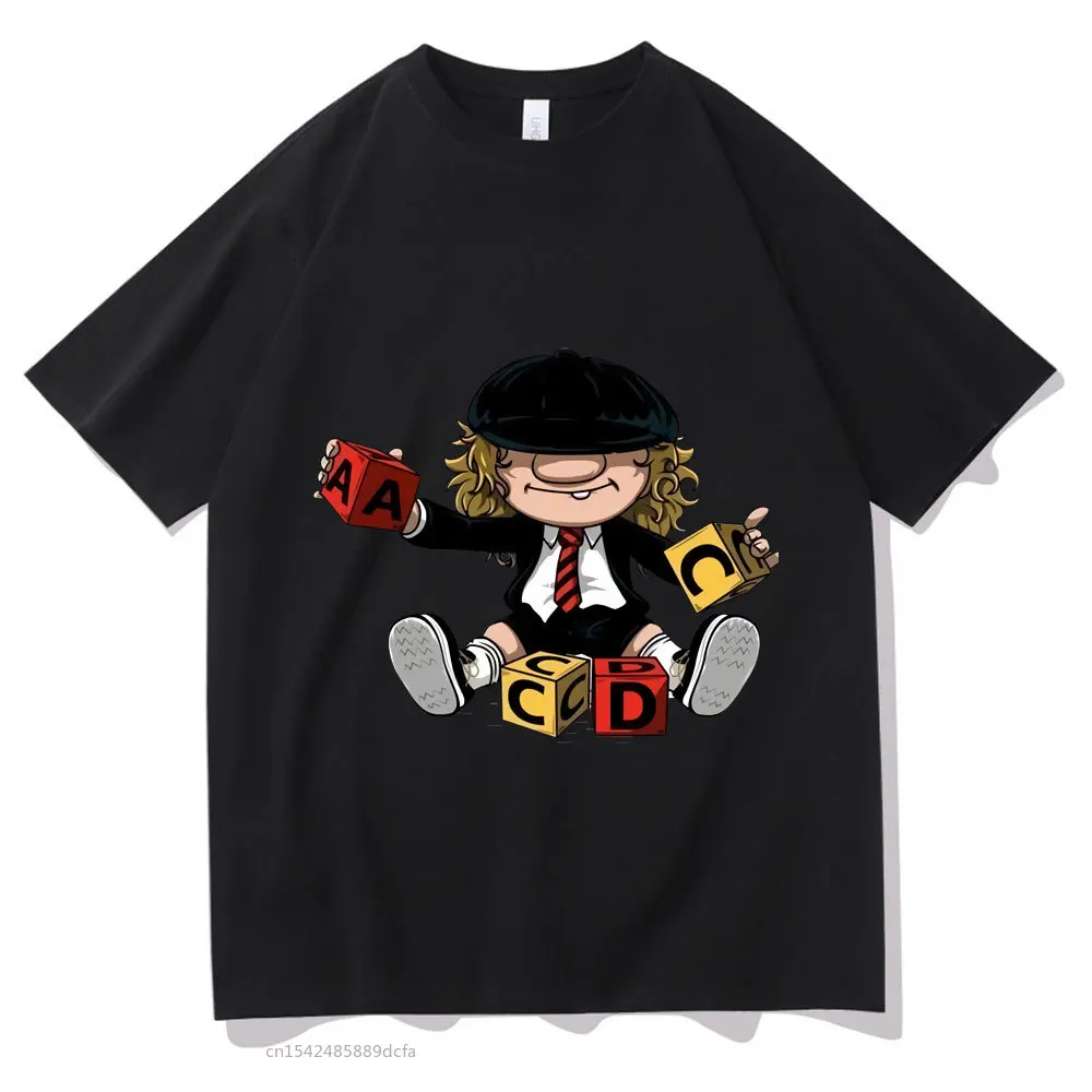 Angus Young Pattern Printed Summer Hardrock Music Band Fan Fashion Harajuku Tee Shirt Loose T-shirt
Angus Young Pattern Printed Summer Hardrock Music Band Fan Fashion Harajuku Tee Shirt Loose T-shirt