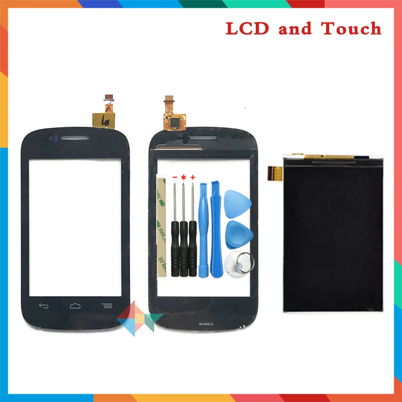 

high quality 3.5'' For Alcatel One Touch POP C1 OT4015 4015 4015X Lcd Display Screen + Touch Screen Digitizer Sensor