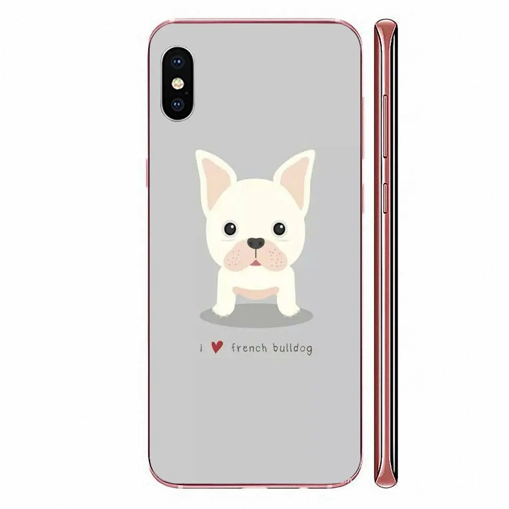 Милый Французский бульдог из ТПУ для телефона Xiaomi Redmi Mi 4 7A 9T K20 CC9 CC9e Note 7 8 9 Y3 SE Pro Prime