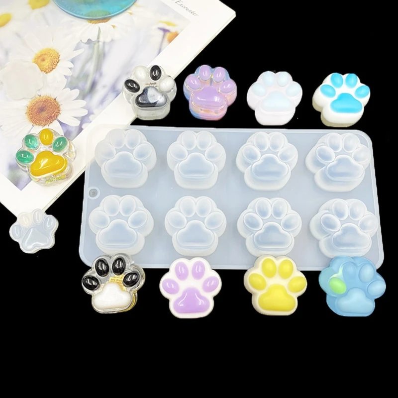 Transparent Cat Paw Silicone Material Molds Resin Crystal Glue Cake Decors Mould Jewelry Making Tool Pendant Accessories
Transparent Cat Paw Silicone Material Molds Resin Crystal Glue Cake Decors Mould Jewelry Making Tool Pendant Accessories