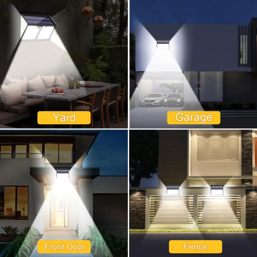 333LED Solar Light Outdoor 4Modes Motion Sensor Light Solar Lamp Powered Sunlight Waterproof for Garden Patio Luces Solares
333LED Solar Light Outdoor 4Modes Motion Sensor Light Solar Lamp Powered Sunlight Waterproof for Garden Patio Luces Solares