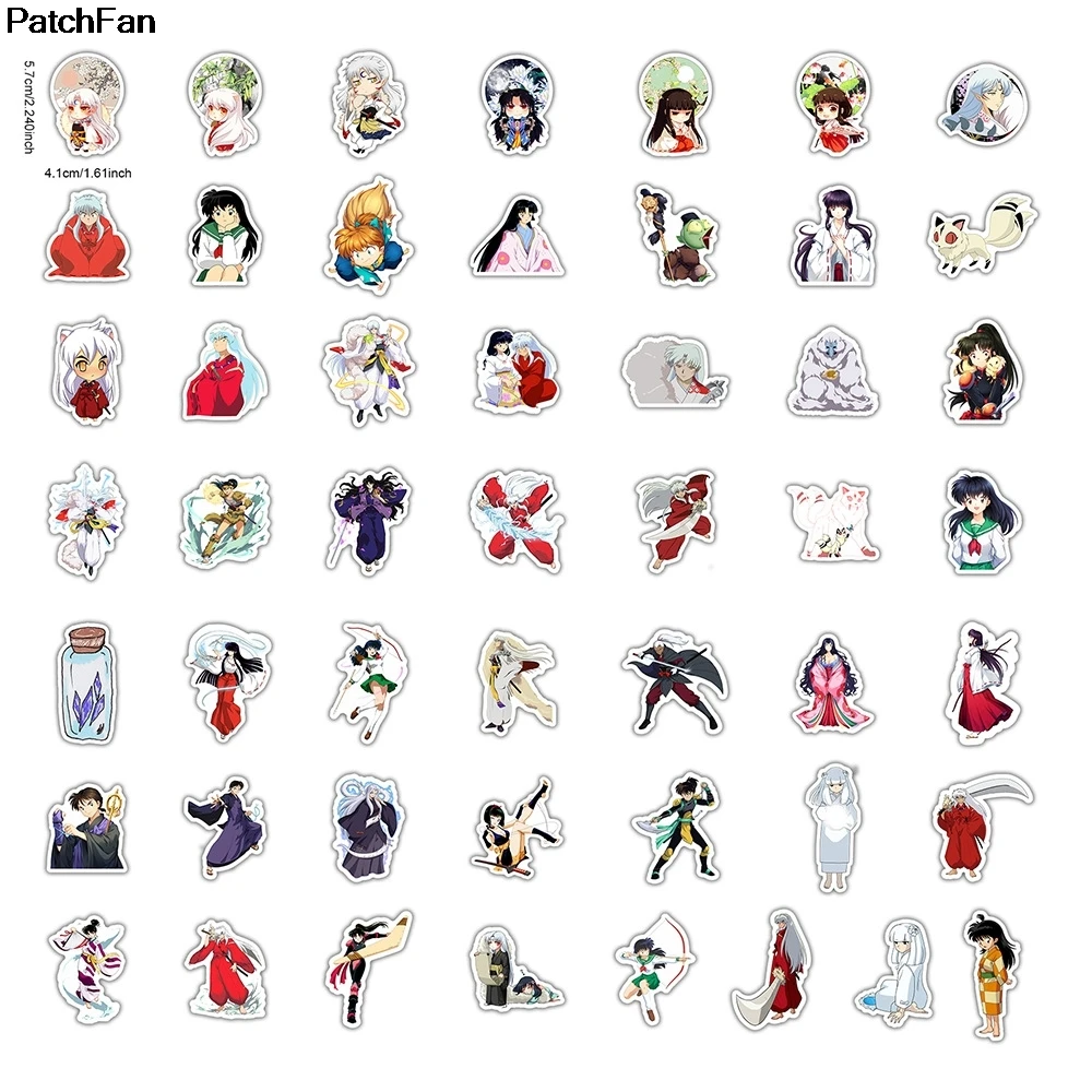 12set A3140 Patchfan 50pcs Cute Cartoon Inuyasha Funny Stickers DIY Scrapbooking Laptop Skateboard Motorcycle Decoration badges
12set A3140 Patchfan 50pcs Cute Cartoon Inuyasha Funny Stickers DIY Scrapbooking Laptop Skateboard Motorcycle Decoration badges
