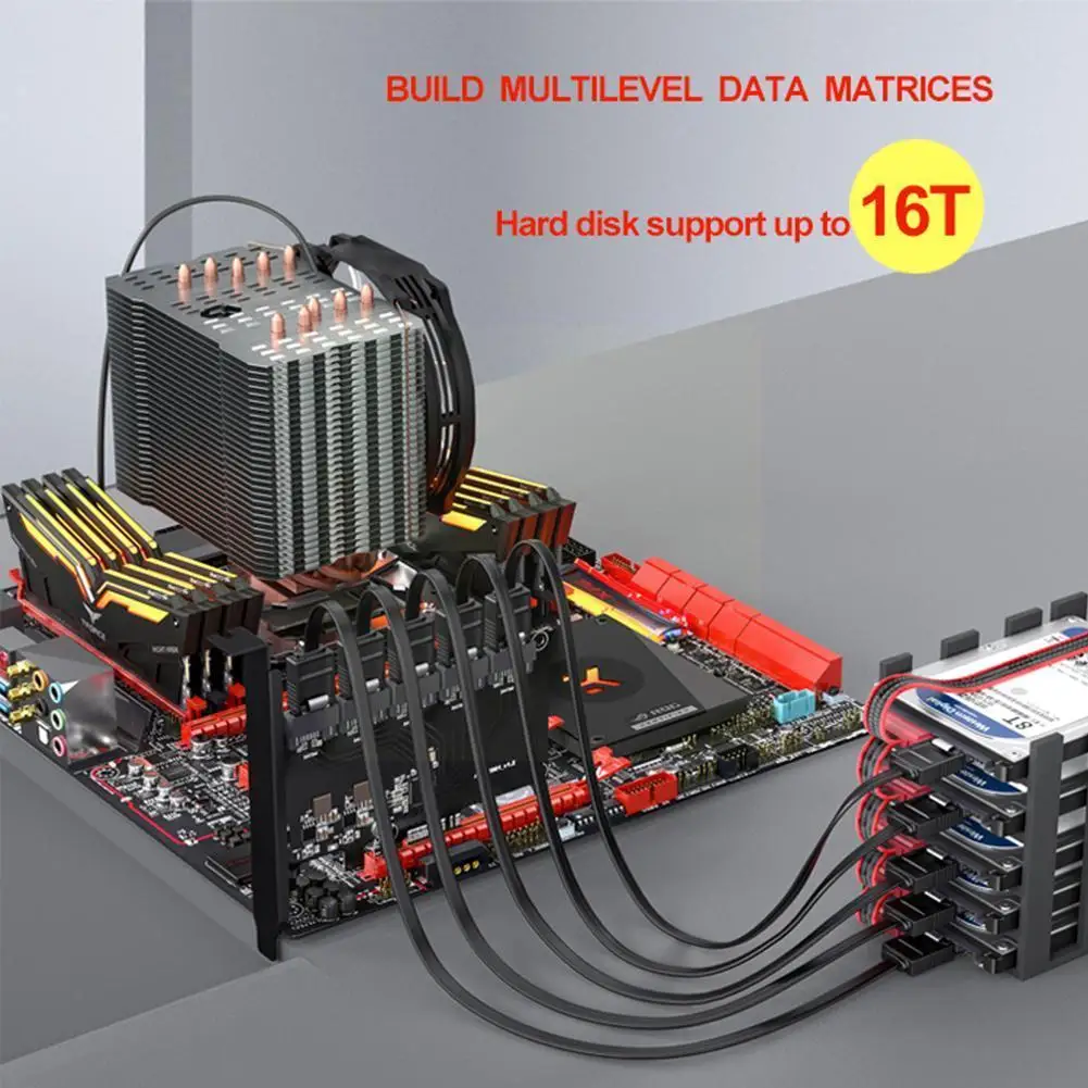 Pcie Sata Card 16/10 Port 6gbps Sata 3.0 Pcie Card,support For Desktop Devices, Built-in Pc Sata Converter 10 3.0 Adapter O9h9
Pcie Sata Card 16/10 Port 6gbps Sata 3.0 Pcie Card,support For Desktop Devices, Built-in Pc Sata Converter 10 3.0 Adapter O9h9