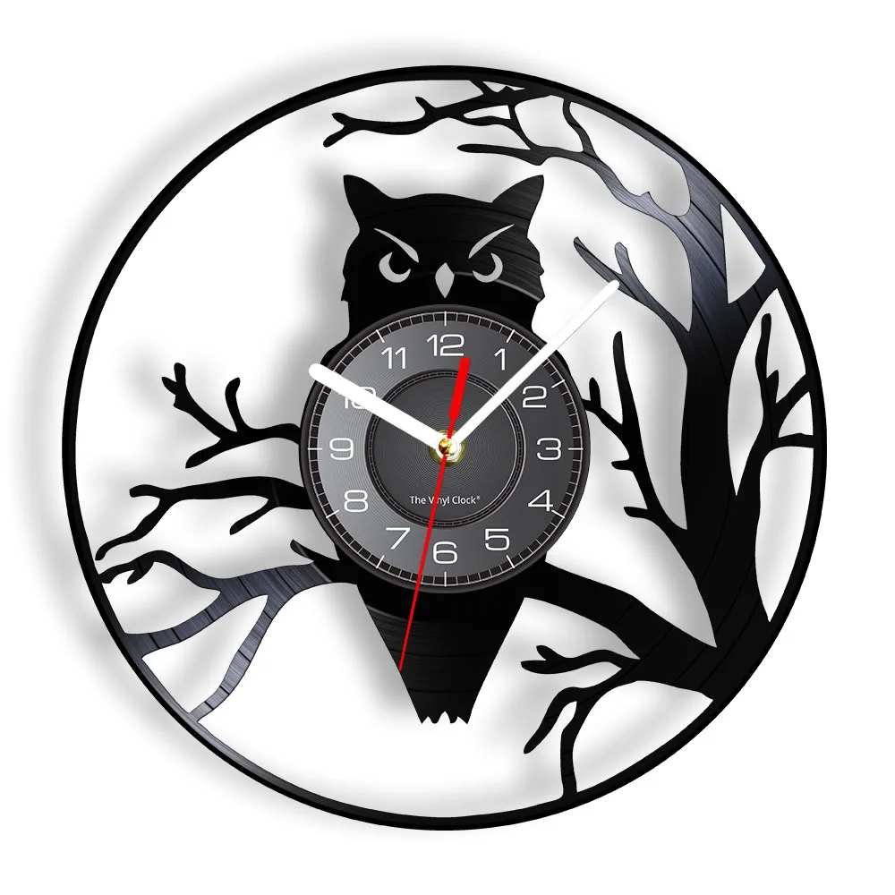 Настенные часы Night Owl, винтажные тихие часы с виниловой пластинкой, домашнее искусство, спальня, животные, декор для гостиной, 7 цветов, свет
Настенные часы Night Owl, винтажные тихие часы с виниловой пластинкой, домашнее искусство, спальня, животные, декор для гостиной, 7 цветов, свет