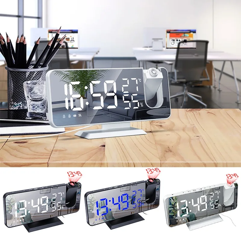 Digital Alarm Clock Electronic Clock Table Clock Digital Alarm Clock USB Wake Up FM Radio Time Projector Snooze Function
Digital Alarm Clock Electronic Clock Table Clock Digital Alarm Clock USB Wake Up FM Radio Time Projector Snooze Function