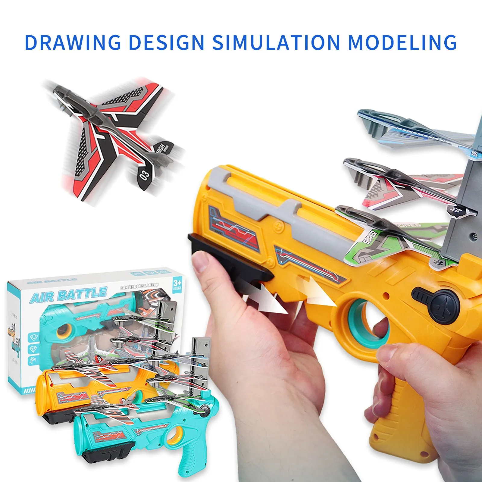 Bubble Catapult Plane One-Click Ejection Model Foam Airplane With 4Pcs Glider Airplane Launcher-Fun Outdoor Toy For Kids Juguete
Bubble Catapult Plane One-Click Ejection Model Foam Airplane With 4Pcs Glider Airplane Launcher-Fun Outdoor Toy For Kids Juguete