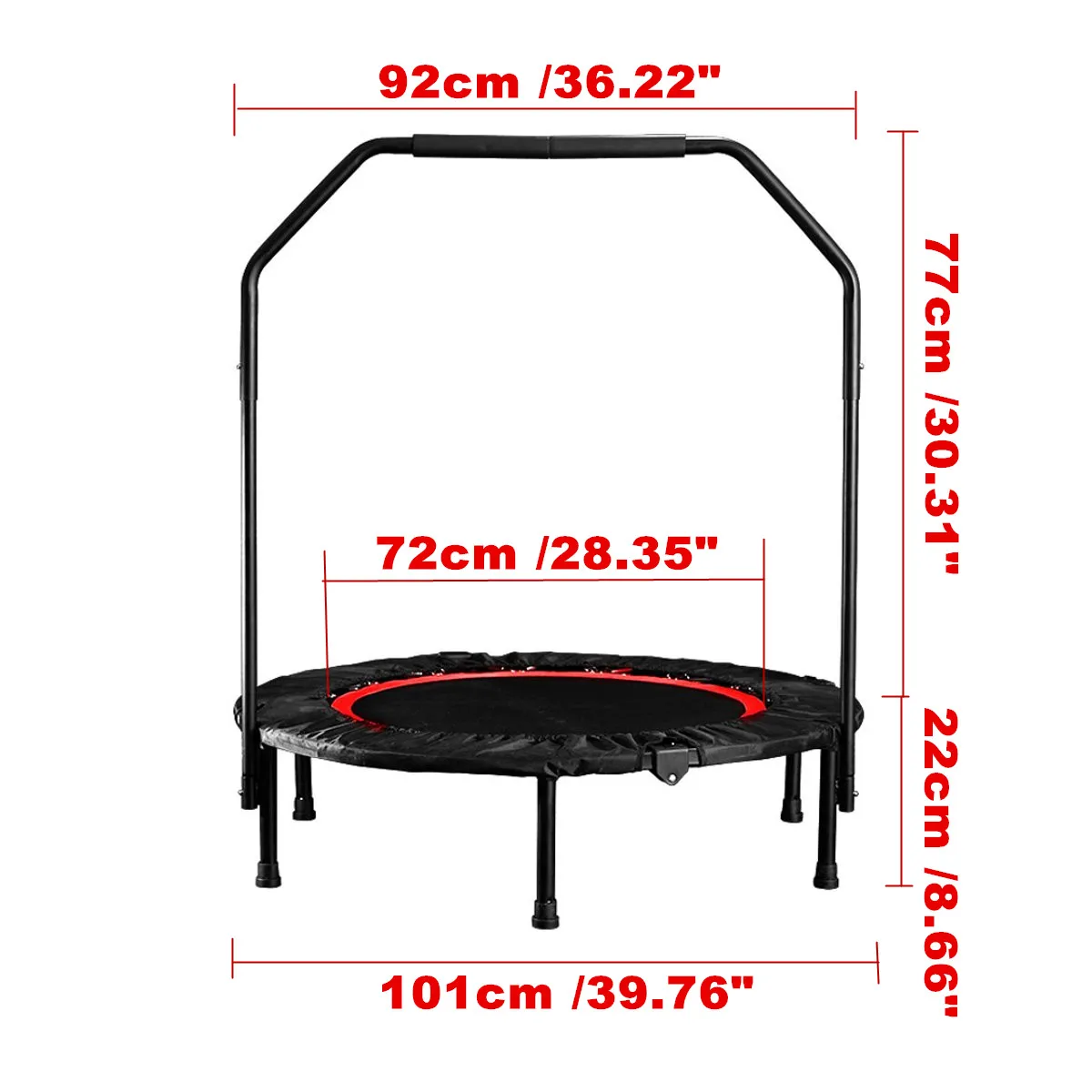 40 Inch Indoor Trampoline Folding Adult Children Jumping Bed Workout Enclosure Outdoor Trampolines Home Gym Fitness Equipment
40 Inch Indoor Trampoline Folding Adult Children Jumping Bed Workout Enclosure Outdoor Trampolines Home Gym Fitness Equipment