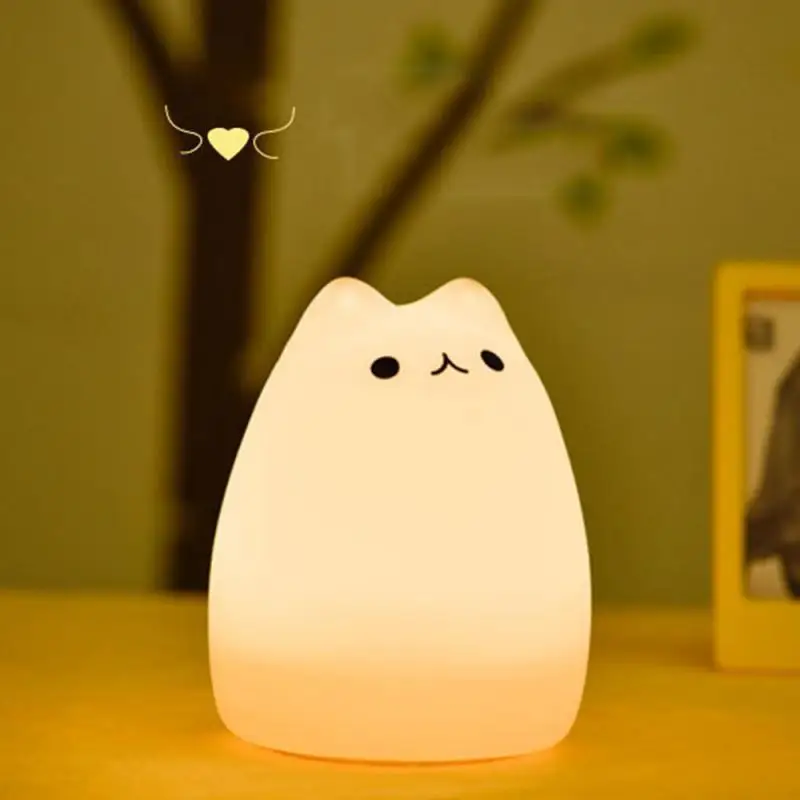 1pcs Cartoon Colorful Animal Silicone Night Light Charging Pat Touch Colorful Cute Pet Silicone Night Light
1pcs Cartoon Colorful Animal Silicone Night Light Charging Pat Touch Colorful Cute Pet Silicone Night Light