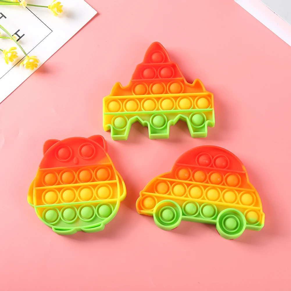 3Pcs Cartoon Animal Push Bubble Toy Fingertip Anti-Stress Set Stress Reliever Toy Adults Sensory Decompression Supplies
3Pcs Cartoon Animal Push Bubble Toy Fingertip Anti-Stress Set Stress Reliever Toy Adults Sensory Decompression Supplies