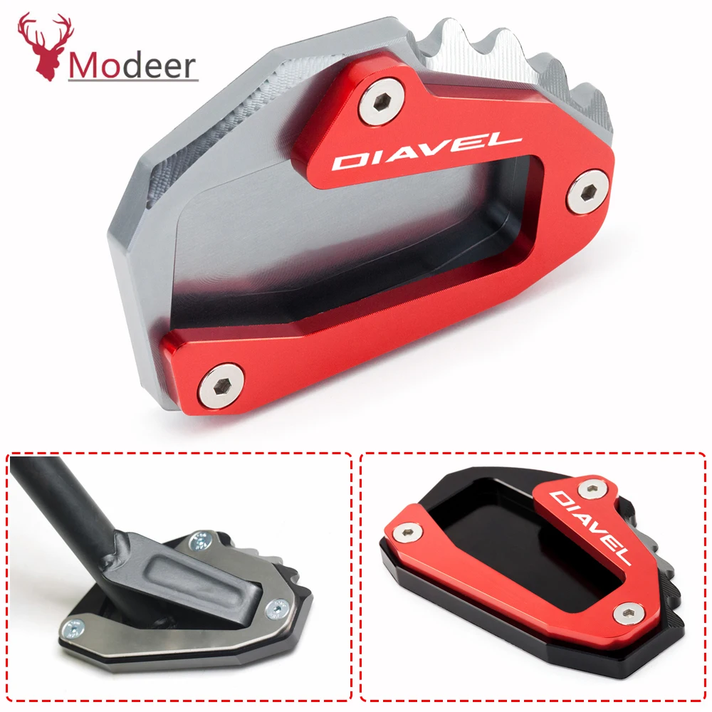 For Ducati Diavel 1260 2019 Motorcycle CNC Aluminum Support Plate Foot Pad Side Stand Enlarge Kickstand Motor Accessories Parts
For Ducati Diavel 1260 2019 Motorcycle CNC Aluminum Support Plate Foot Pad Side Stand Enlarge Kickstand Motor Accessories Parts