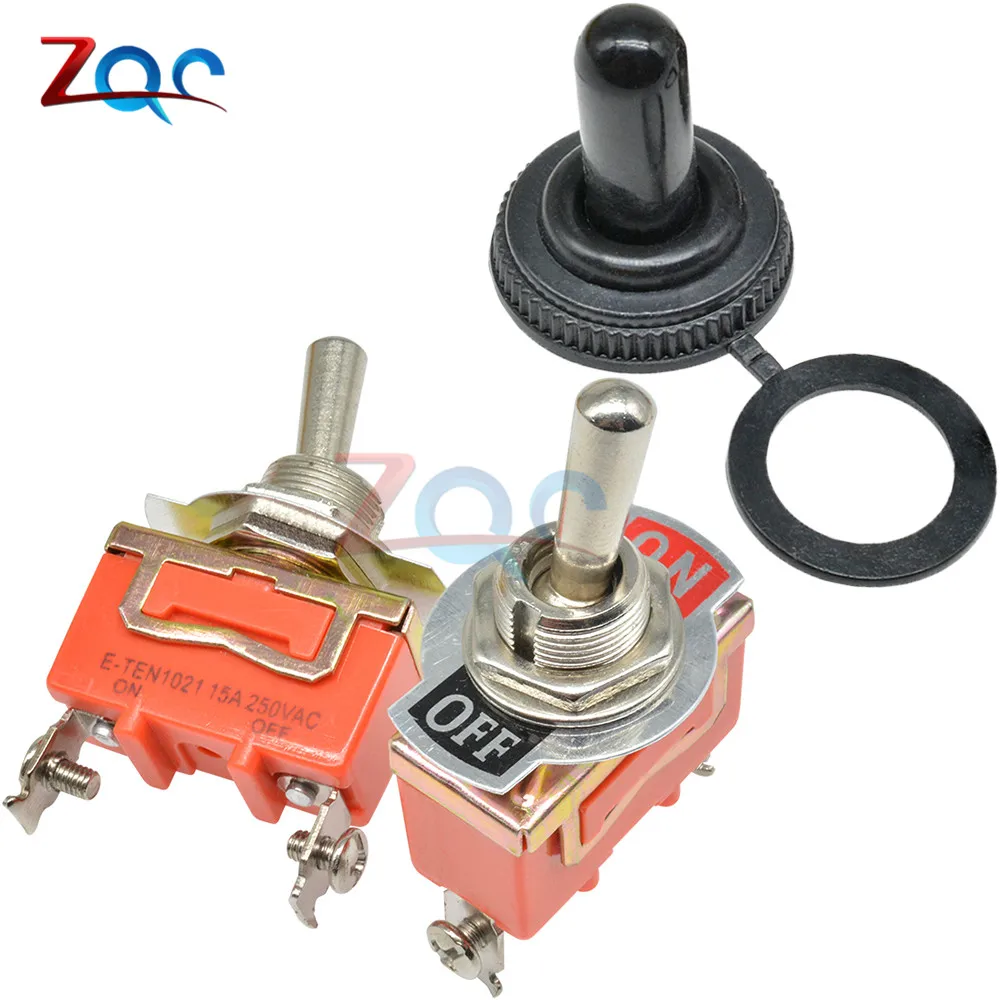 Mini автоматический переключатель AC 250V 15A 2 Pin DPDT On/Off Position медный контакт