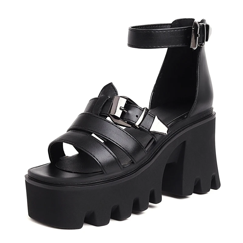 2021 Summer Sandals Romanesque-style Fashion Buckle Strap Black Waterproof Peep toeChunky heels Women's Shoes Ladies Big Size 45
2021 Summer Sandals Romanesque-style Fashion Buckle Strap Black Waterproof Peep toeChunky heels Women's Shoes Ladies Big Size 45