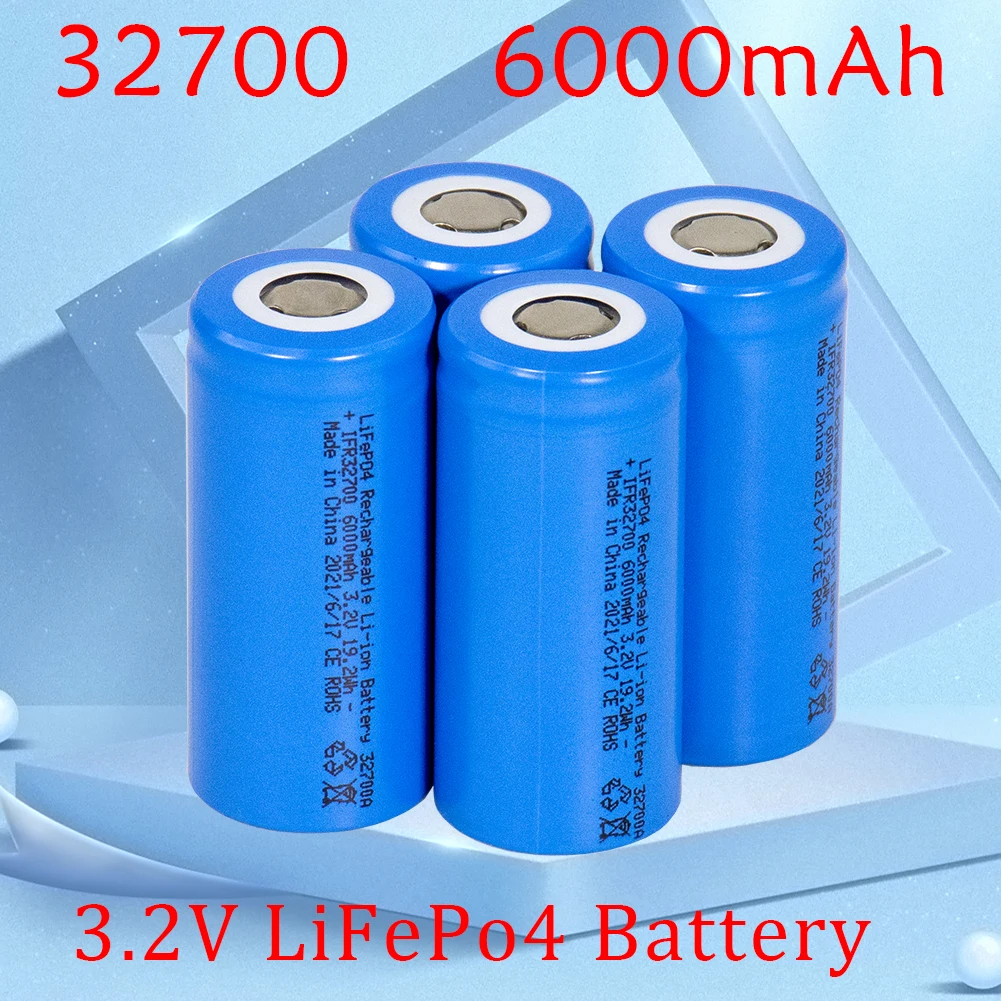 New 2021Brand 32700 3.2v 6000mAh LiFePO4 Battery 18A High Power Maximum Continuous Discharge Battery
New 2021Brand 32700 3.2v 6000mAh LiFePO4 Battery 18A High Power Maximum Continuous Discharge Battery