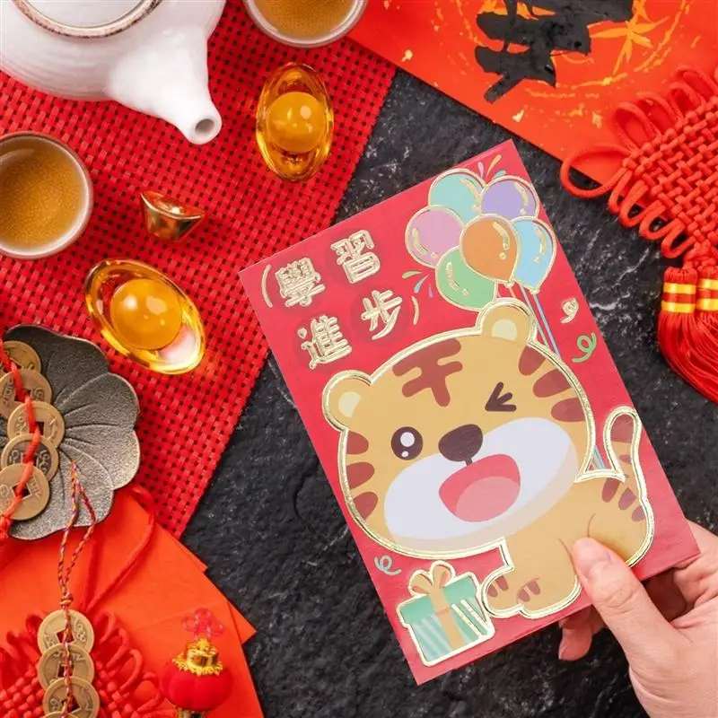 48Pcs New Year 2022 Souvenir Red Envelopes Birthday Festival New Year Cute Tiger Red Envelope Bag Spring Festival New Year Bag
48Pcs New Year 2022 Souvenir Red Envelopes Birthday Festival New Year Cute Tiger Red Envelope Bag Spring Festival New Year Bag