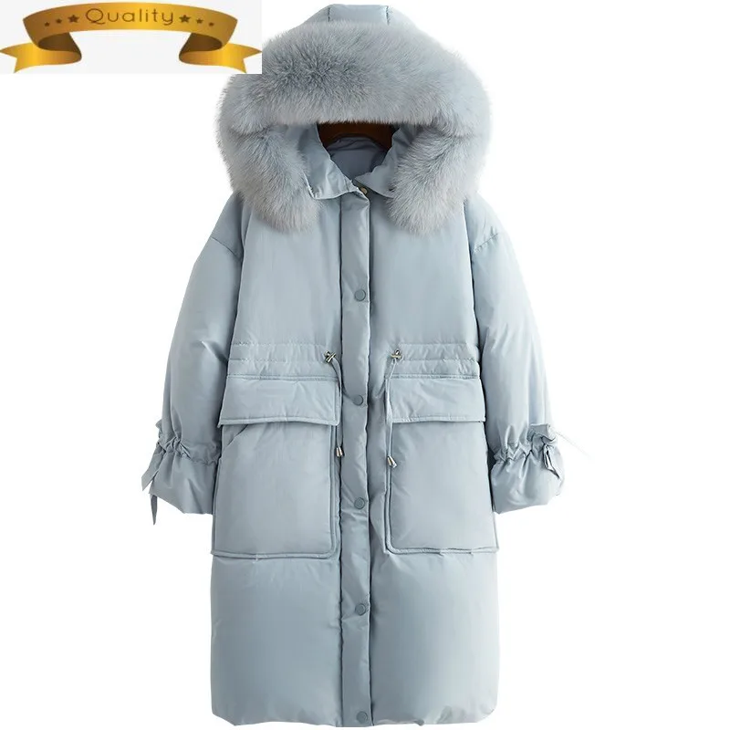 Jacket Down Women's Winter Real Fox Fur Collar Hooded Coat Female Winter Parkas Woman Warm 2021 Mujeres Abrigos Pph1431
Jacket Down Women's Winter Real Fox Fur Collar Hooded Coat Female Winter Parkas Woman Warm 2021 Mujeres Abrigos Pph1431