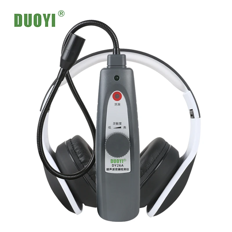 DUOYIDY26/DY26A Ultrasonic Leak Location Determine Tester Vacuum pressure Sealing Leakage Tester Probe Locator Sound Light Alar
DUOYIDY26/DY26A Ultrasonic Leak Location Determine Tester Vacuum pressure Sealing Leakage Tester Probe Locator Sound Light Alar