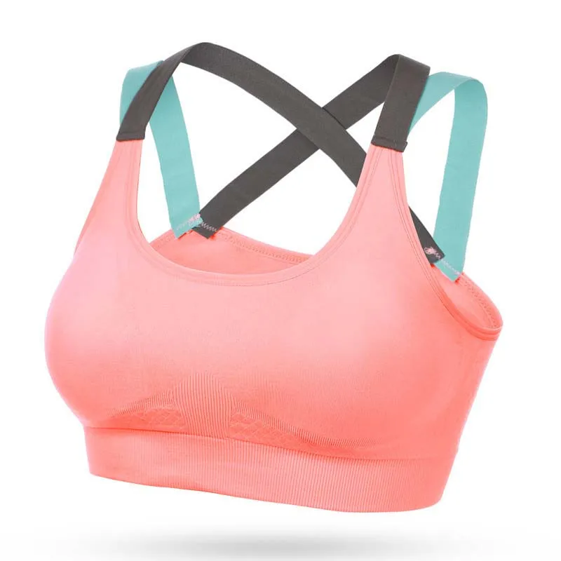 Meet'r Women Cross Straps Padded Comfy Bra Wireless Yoga Underwear Fitness Running Vest Fitness Top Push Up Sexy Sports Bra
Meet'r Women Cross Straps Padded Comfy Bra Wireless Yoga Underwear Fitness Running Vest Fitness Top Push Up Sexy Sports Bra