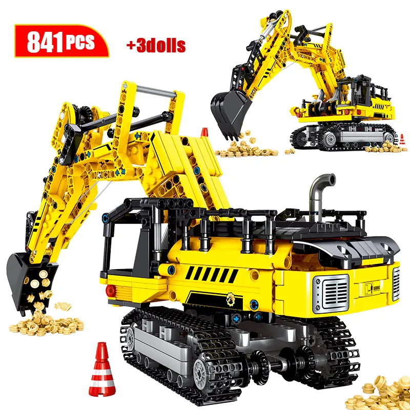 Technical Engineering Concrete Mixer Truck Building Blocks Expert Mobile Crane Car Excavator Kit Bricks Toys for Boys Gift
Technical Engineering Concrete Mixer Truck Building Blocks Expert Mobile Crane Car Excavator Kit Bricks Toys for Boys Gift