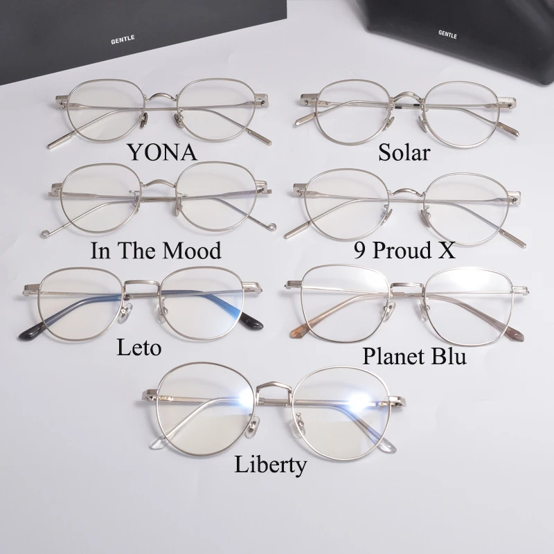GM metal Optical glasses Frame GENTLE Solar Liberty Leto 9 Proud X YONA Planet blu In the mood Prescription Eyewear Frames
GM metal Optical glasses Frame GENTLE Solar Liberty Leto 9 Proud X YONA Planet blu In the mood Prescription Eyewear Frames