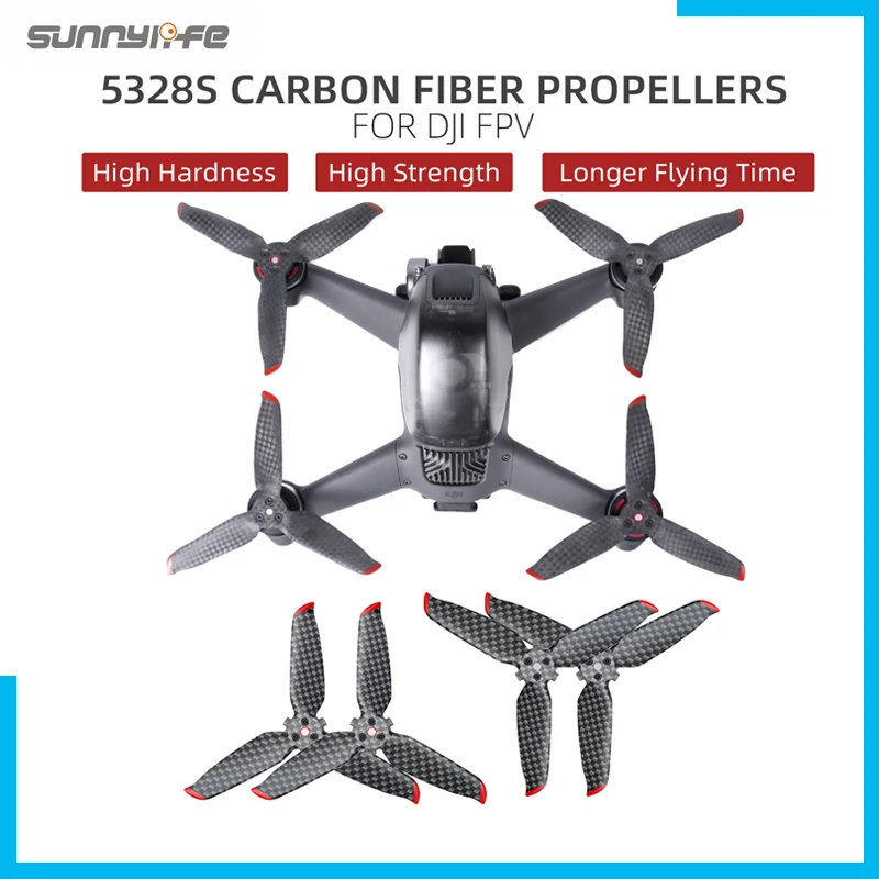 5328S Carbon Fiber Propellers High Hardness Drone Accessories for DJI FPV 
5328S Carbon Fiber Propellers High Hardness Drone Accessories for DJI FPV