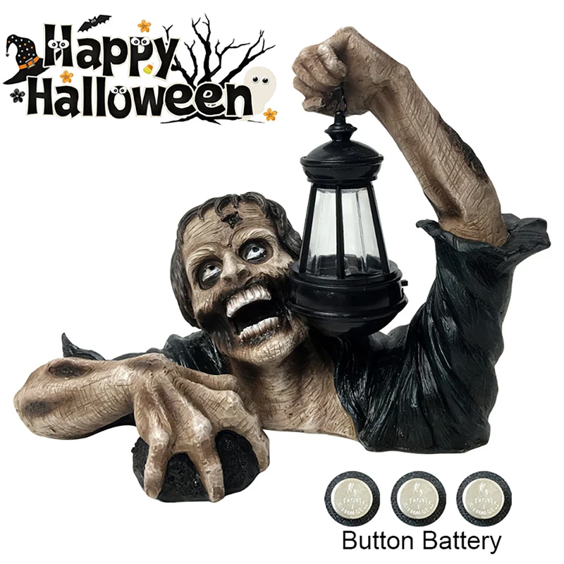 Halloween Creative Lantern Zombie Outdoor Decor Garden Zombie Statue Yard Resin Sculpture Festive Party Supplies Desktop Crafts
Halloween Creative Lantern Zombie Outdoor Decor Garden Zombie Statue Yard Resin Sculpture Festive Party Supplies Desktop Crafts