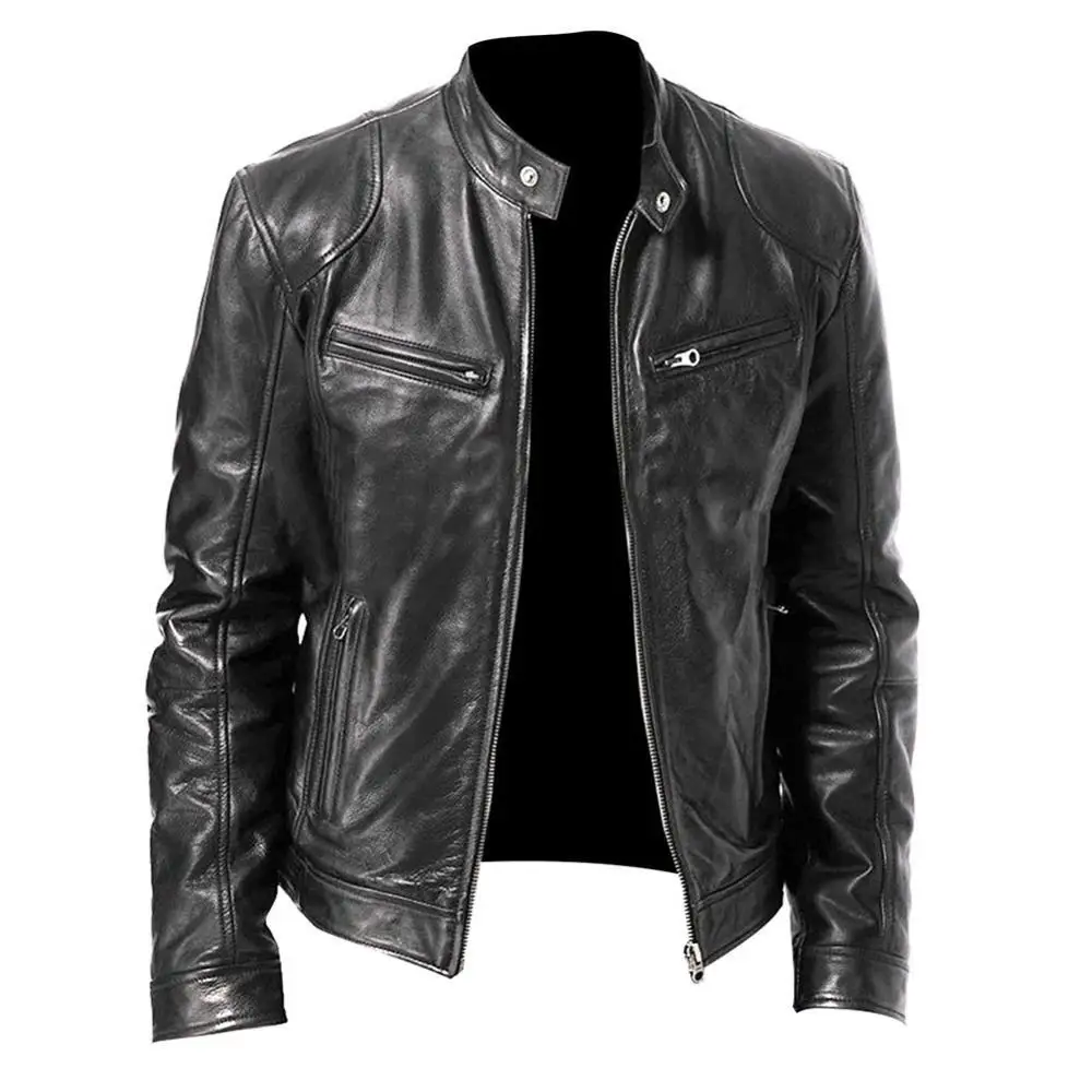 Autumn Winter Black Leather Jacket Men Fur Lined Warm Motorcycle Jacket Slim Street Fashion BLack Biker Coat мужская куртка 2021
Autumn Winter Black Leather Jacket Men Fur Lined Warm Motorcycle Jacket Slim Street Fashion BLack Biker Coat мужская куртка 2021