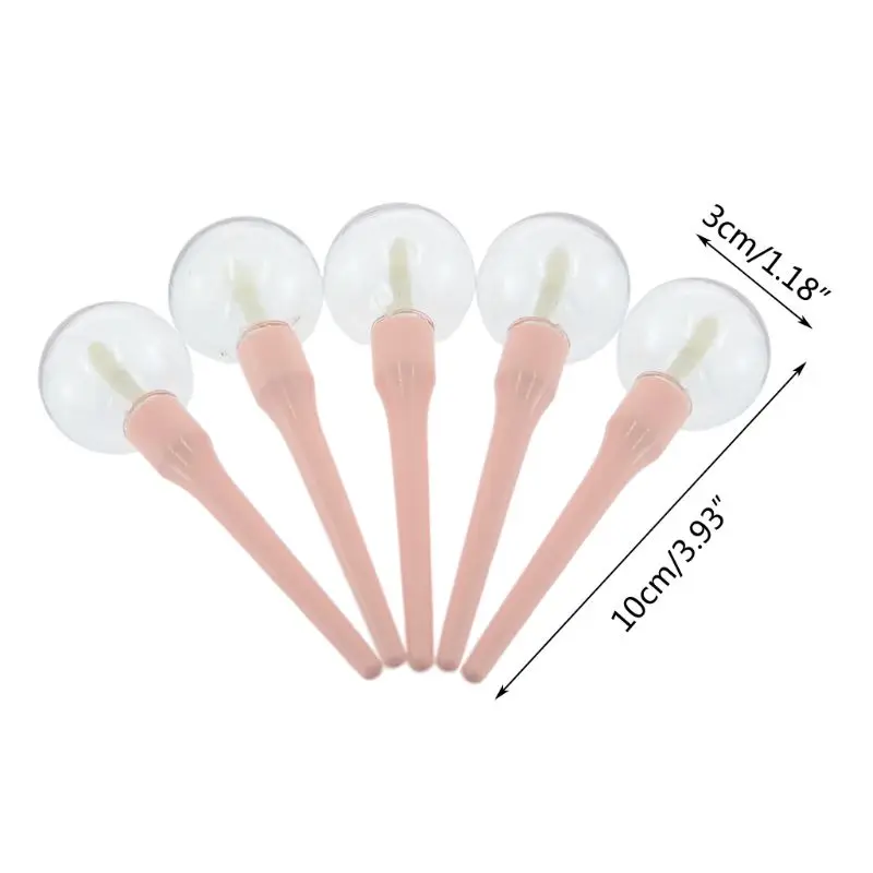 5Pcs Creative Lollipop Shape Lip Gloss Tube Empty Lip Palm Container DIY Bottles
5Pcs Creative Lollipop Shape Lip Gloss Tube Empty Lip Palm Container DIY Bottles