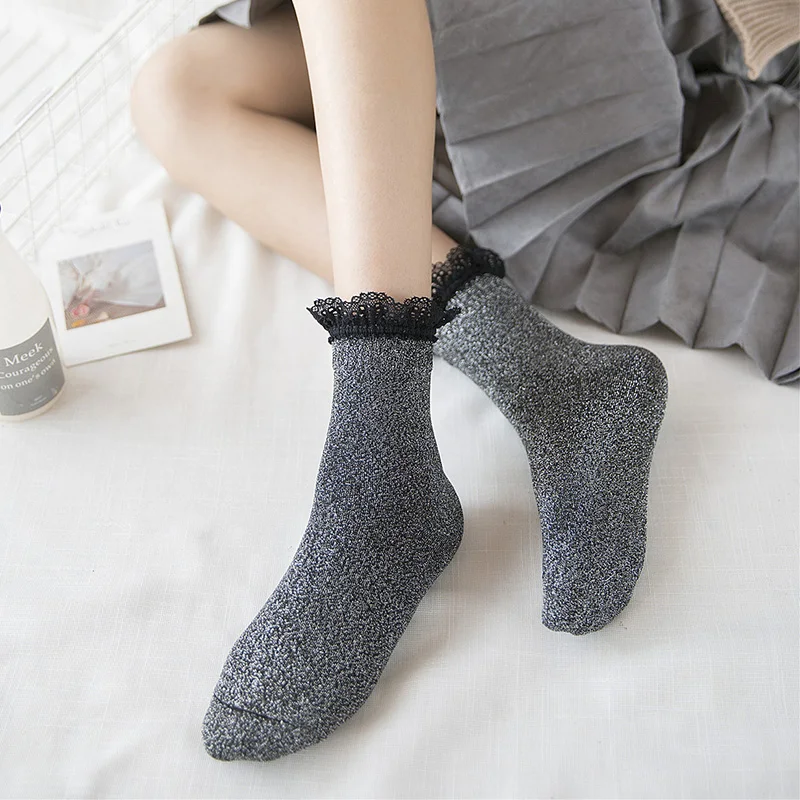 Sports Socks Women Cycling Tennis Yoga Socks Floral Edge Lace Cotton Warm Winter Socks
Sports Socks Women Cycling Tennis Yoga Socks Floral Edge Lace Cotton Warm Winter Socks