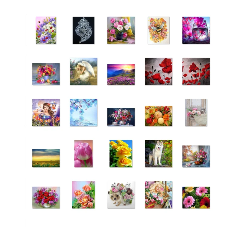 

vase red Poppy flowers cross stitch kit people 18ct 14ct UNprinting 11ct unPrinting count print canvas stitches embroidery