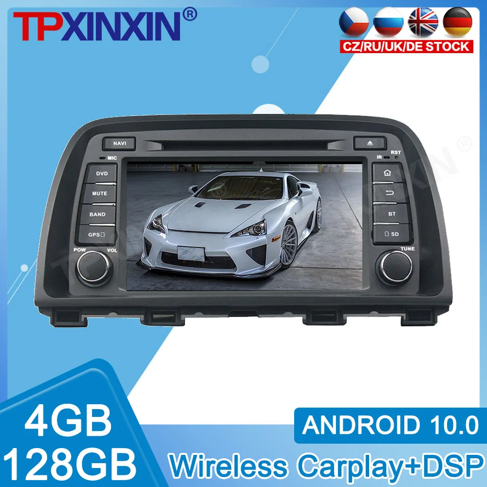 Android 10 Carplay 4G+128GB For Mazda CX-5 Atenza 2013 - 2018 Radio Recorder DSP Multimedia Player Stereo Head Unit GPS Navigate
Android 10 Carplay 4G+128GB For Mazda CX-5 Atenza 2013 - 2018 Radio Recorder DSP Multimedia Player Stereo Head Unit GPS Navigate