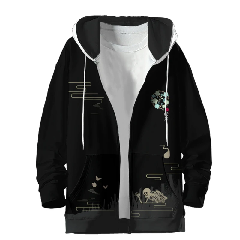 Spring Autumn Hooded Jacket Touhou Project Game Youmu Konpaku Anime Coaplay NEW Zipper Coat Men Famale Loose Daily Outer Tops
Spring Autumn Hooded Jacket Touhou Project Game Youmu Konpaku Anime Coaplay NEW Zipper Coat Men Famale Loose Daily Outer Tops