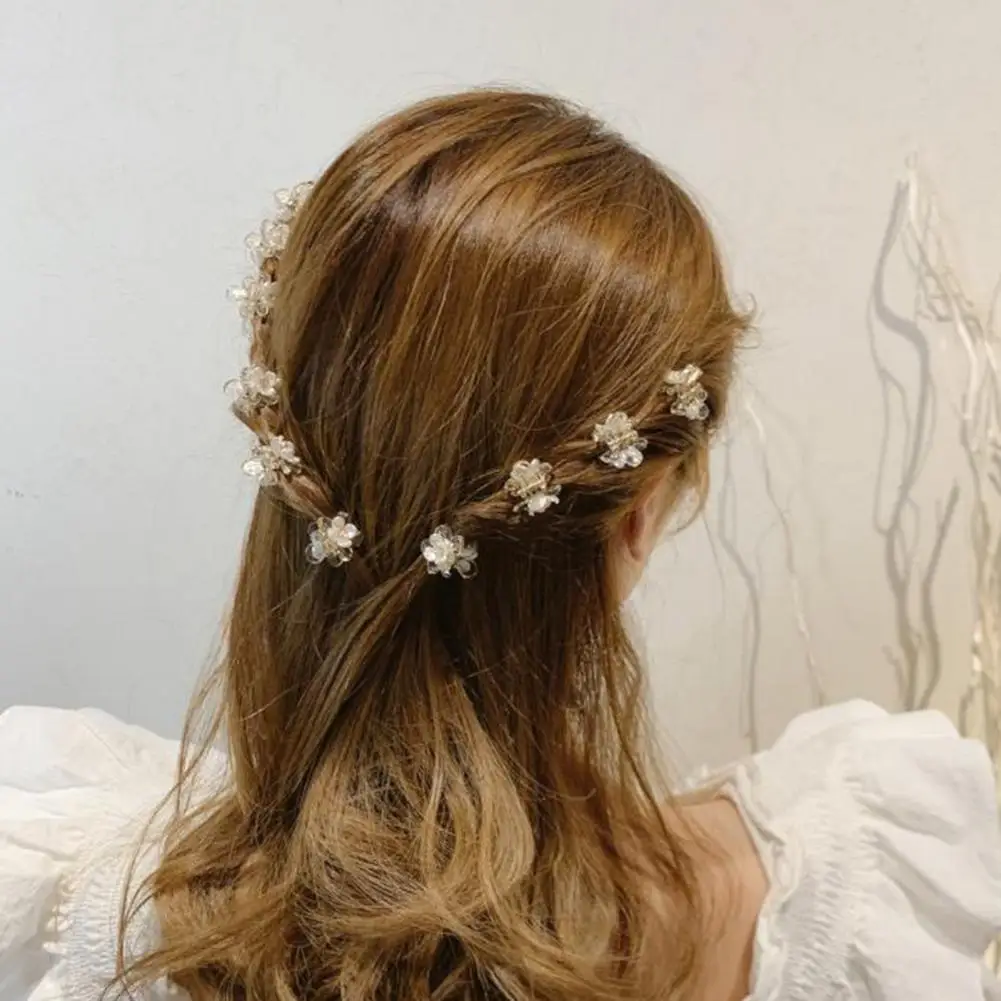 Hair Clamp Flower Shape Plastic Hairpin Headwear Transparent Sweet Kids Hair Clip Hair Accessories for Daily Wear
Hair Clamp Flower Shape Plastic Hairpin Headwear Transparent Sweet Kids Hair Clip Hair Accessories for Daily Wear