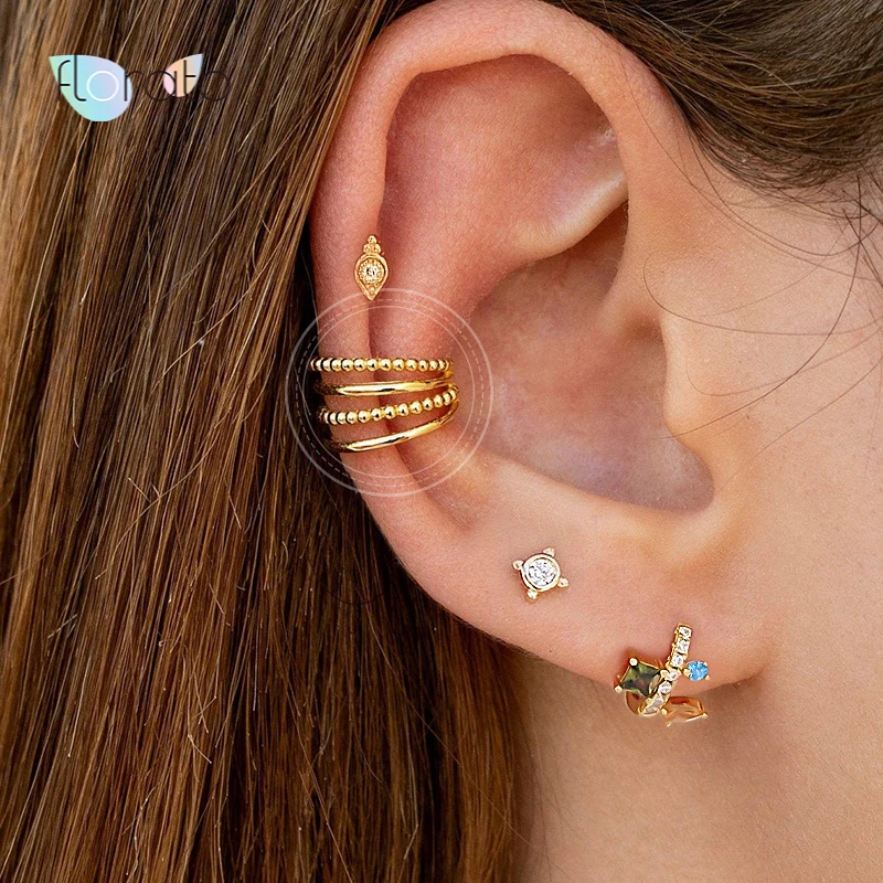 Punk Rock Clip Earrings 925 Sterling Silver Smooth Conch CZ Ear Cuff No Piercing Cartilage Earrings For Women Party Jewelry 
Punk Rock Clip Earrings 925 Sterling Silver Smooth Conch CZ Ear Cuff No Piercing Cartilage Earrings For Women Party Jewelry