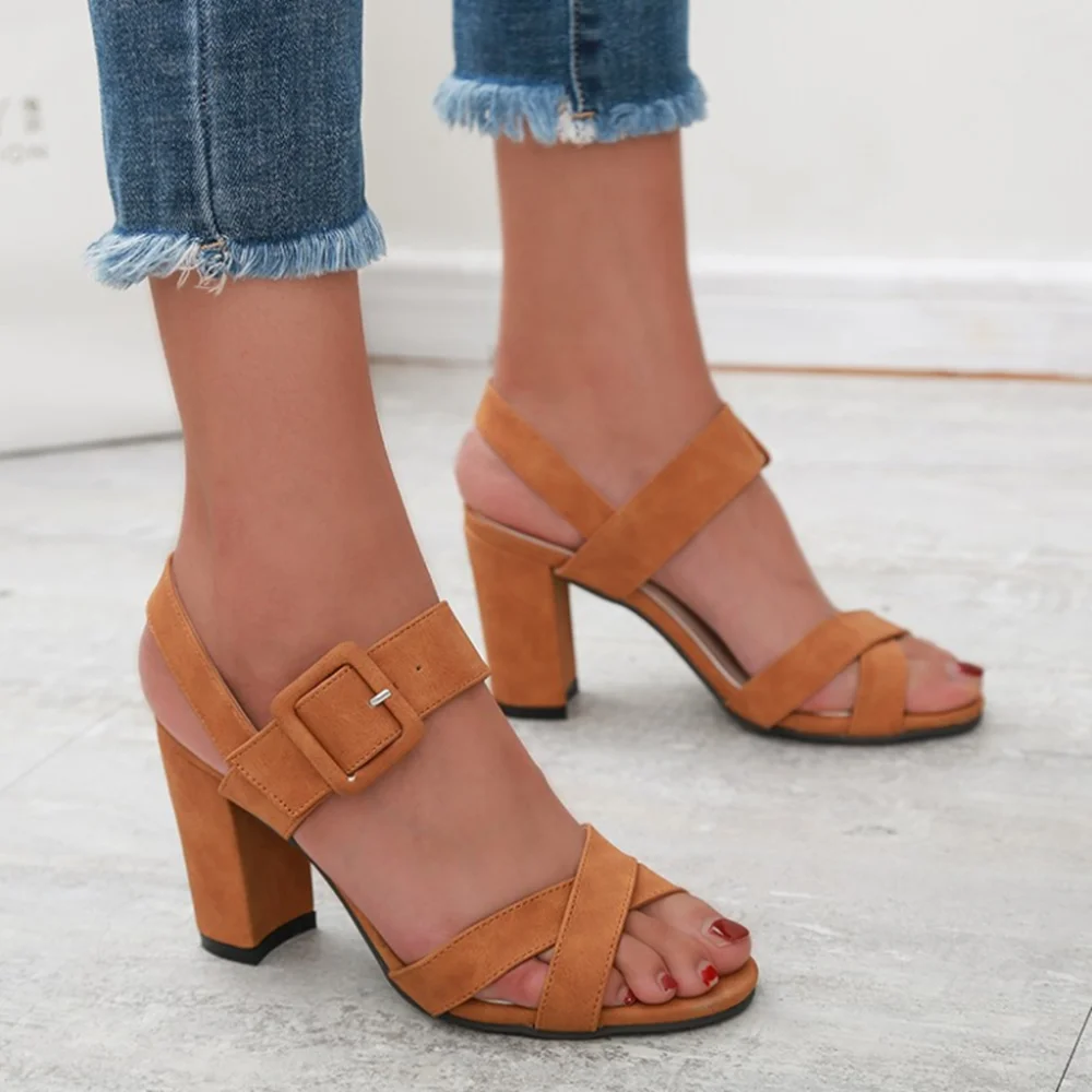 2021 Summer New Large Size Women's Shoes Heels High Heel Sandals Women European American fish Mouth Thick Heel Fashion Sandals
2021 Summer New Large Size Women's Shoes Heels High Heel Sandals Women European American fish Mouth Thick Heel Fashion Sandals