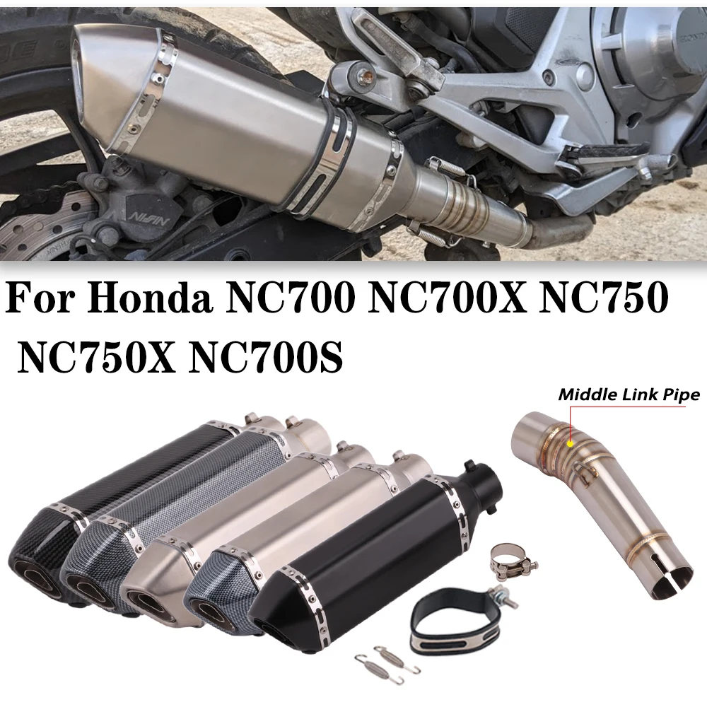 Motorcycle Exhaust Mid Link Pipe For Honda NC700 NC700X NC750 NC750X NC750S Escape Moto Motorcycle Muffler Motocross DB Killer
Motorcycle Exhaust Mid Link Pipe For Honda NC700 NC700X NC750 NC750X NC750S Escape Moto Motorcycle Muffler Motocross DB Killer