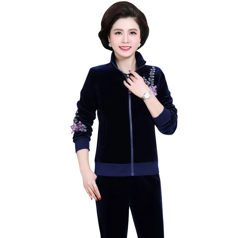 Elderly Gold Silk Double-Sided Velvet Suit Women Winter Plus Velvet Thickening Leisure Sports Three-Piece Mother's Winter Jacke
Elderly Gold Silk Double-Sided Velvet Suit Women Winter Plus Velvet Thickening Leisure Sports Three-Piece Mother's Winter Jacke