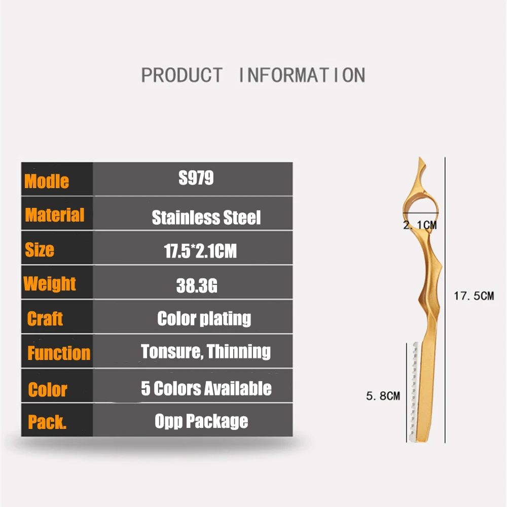 GOZLILI Safety Hair Cutting Razors for Hairdresser's Steel Barber Salon Thinning Tools+10pcs Blades Scraping Eyebrow Knife Kits
GOZLILI Safety Hair Cutting Razors for Hairdresser's Steel Barber Salon Thinning Tools+10pcs Blades Scraping Eyebrow Knife Kits