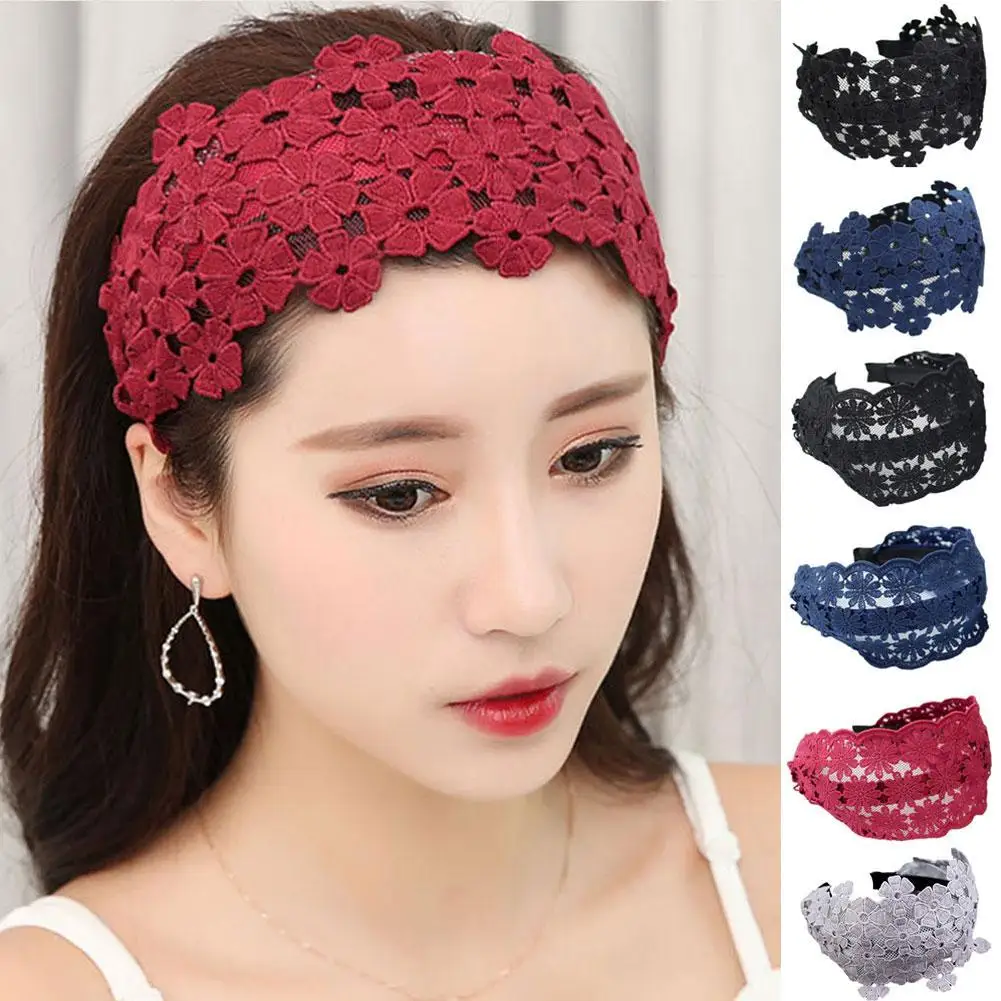 Lace Embroidery Hair Band Flower Hair Hoop Women Girl Non-slip Headwear Wide Hair Headband Accessories V3Q6
Lace Embroidery Hair Band Flower Hair Hoop Women Girl Non-slip Headwear Wide Hair Headband Accessories V3Q6